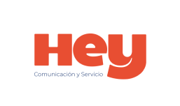 Logo Hey Comunicación