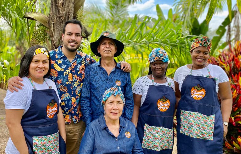 Foto del equipo de chonta arepa